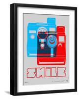 Smile Polaroid Poster-NaxArt-Framed Art Print