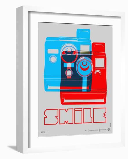 Smile Polaroid Poster-NaxArt-Framed Art Print