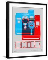 Smile Polaroid Poster-NaxArt-Framed Art Print