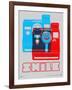 Smile Polaroid Poster-NaxArt-Framed Art Print