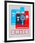 Smile Polaroid Poster-NaxArt-Framed Art Print