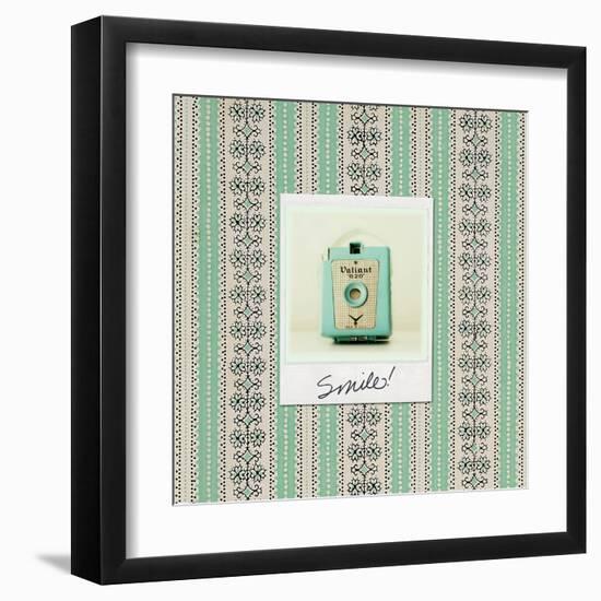 Smile Polaroid-Vicki Dvorak-Framed Art Print