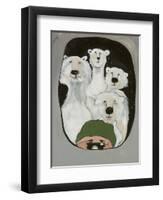 Smile Polars-Jennie Cooley-Framed Giclee Print