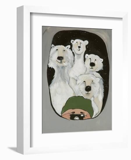 Smile Polars-Jennie Cooley-Framed Giclee Print