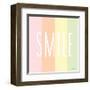 Smile Rainbow-Ann Kelle-Framed Art Print