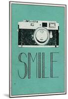 Smile Retro Camera-null-Mounted Poster