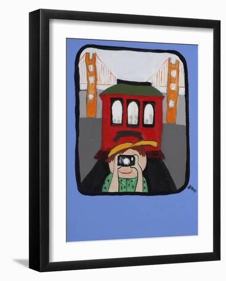 Smile San Francisco-Jennie Cooley-Framed Giclee Print