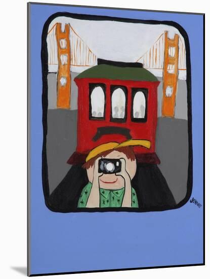 Smile San Francisco-Jennie Cooley-Mounted Giclee Print