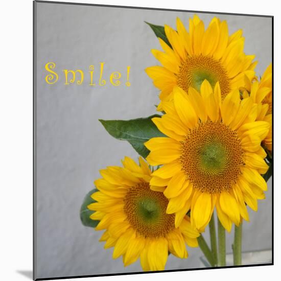 Smile: Sunflower Bouquet-Nicole Katano-Mounted Photo