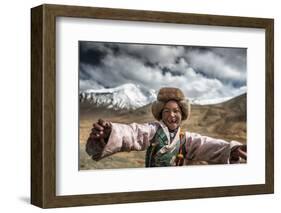 Smile, Tibet-Sarawut Intarob-Framed Photographic Print