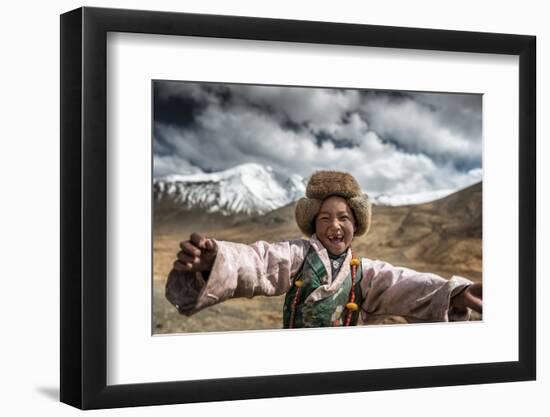 Smile, Tibet-Sarawut Intarob-Framed Photographic Print