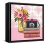 Smile Vintage Vignette-Art Atelier Alliance-Framed Stretched Canvas