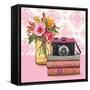 Smile Vintage Vignette-Art Atelier Alliance-Framed Stretched Canvas