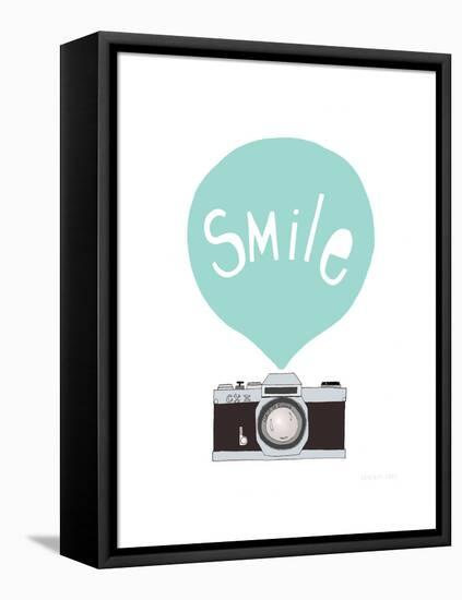 Smile-Seventy Tree-Framed Stretched Canvas