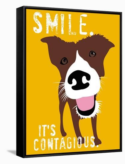 Smile-Ginger Oliphant-Framed Stretched Canvas