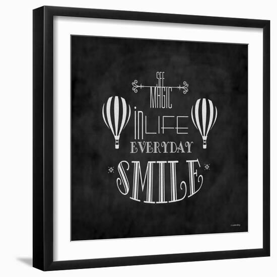 SMILE-Leslie Wing-Framed Giclee Print