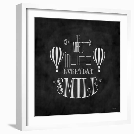 SMILE-Leslie Wing-Framed Giclee Print