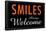 Smiles Always Welcome-null-Framed Poster