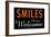 Smiles Always Welcome-null-Framed Poster