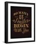 Smiles Gold-Ashley Sta Teresa-Framed Art Print