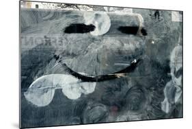 Smiley Face on Frosted Window NYC-null-Mounted Photo