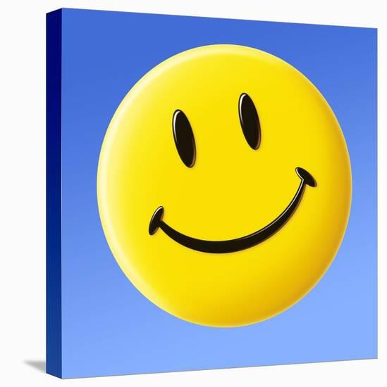 Smiley Face Symbol-Detlev Van Ravenswaay-Stretched Canvas