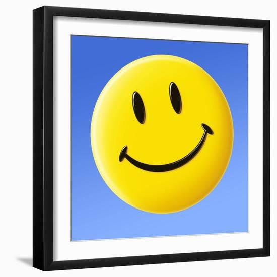 Smiley Face Symbol-Detlev Van Ravenswaay-Framed Premium Photographic Print