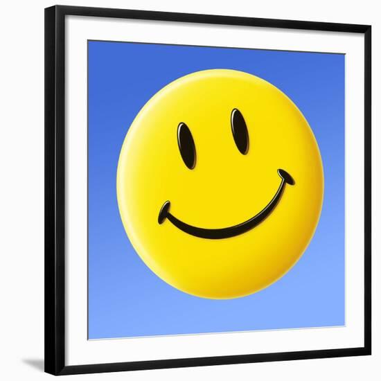 Smiley Face Symbol-Detlev Van Ravenswaay-Framed Photographic Print