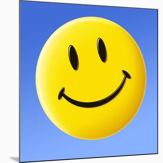 Smiley Face Symbol-Detlev Van Ravenswaay-Mounted Photographic Print