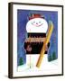 Smiley Snowman - Jack and Jill, January 1957-Jack Weaver-Framed Giclee Print