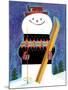 Smiley Snowman - Jack and Jill, January 1957-Jack Weaver-Mounted Giclee Print