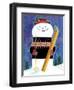 Smiley Snowman - Jack and Jill, January 1957-Jack Weaver-Framed Premium Giclee Print