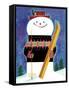 Smiley Snowman - Jack and Jill, January 1957-Jack Weaver-Framed Stretched Canvas