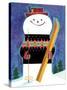 Smiley Snowman - Jack and Jill, January 1957-Jack Weaver-Stretched Canvas