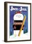 Smiley Snowman - Jack and Jill, January 1957-Jack Weaver-Framed Giclee Print