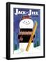 Smiley Snowman - Jack and Jill, January 1957-Jack Weaver-Framed Giclee Print