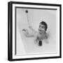 Smiling Baby in the Bathtub-null-Framed Photographic Print