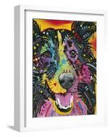 Smiling Collie-Dean Russo-Framed Giclee Print
