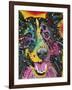 Smiling Collie-Dean Russo-Framed Giclee Print