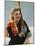 Smiling Female Skier-null-Mounted Photographic Print