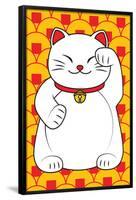 Smiling Lucky Cat-null-Framed Poster