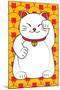 Smiling Lucky Cat-null-Mounted Poster