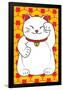 Smiling Lucky Cat-null-Framed Poster