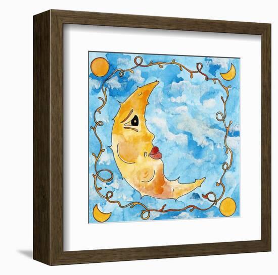 Smiling Moon-C^ Gandini-Framed Art Print