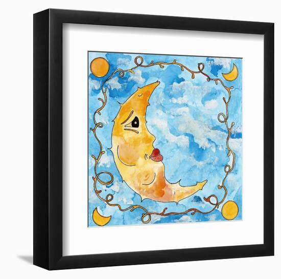 Smiling Moon-C^ Gandini-Framed Art Print