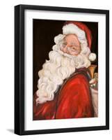 Smiling Santa-Patricia Pinto-Framed Art Print