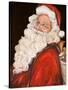 Smiling Santa-Patricia Pinto-Stretched Canvas