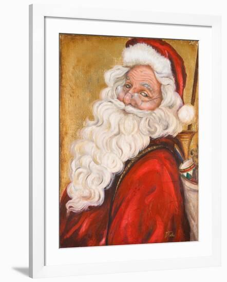 Smiling Santa-Patricia Pinto-Framed Art Print