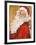 Smiling Santa-Patricia Pinto-Framed Art Print