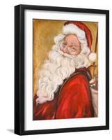 Smiling Santa-Patricia Pinto-Framed Art Print